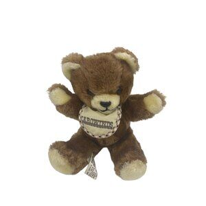 Carowinds Amusement Park Teddy  Bear Vintage Light Brown 9.5 in